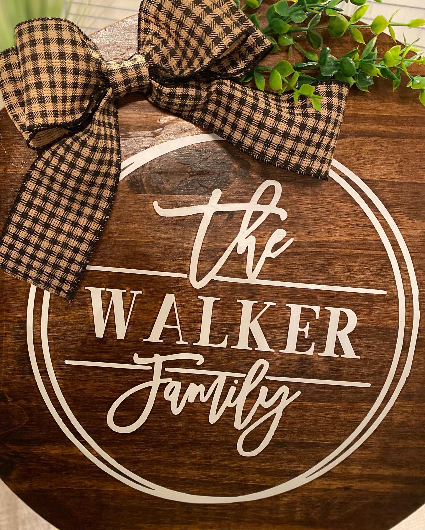 The Walker Door Hanger