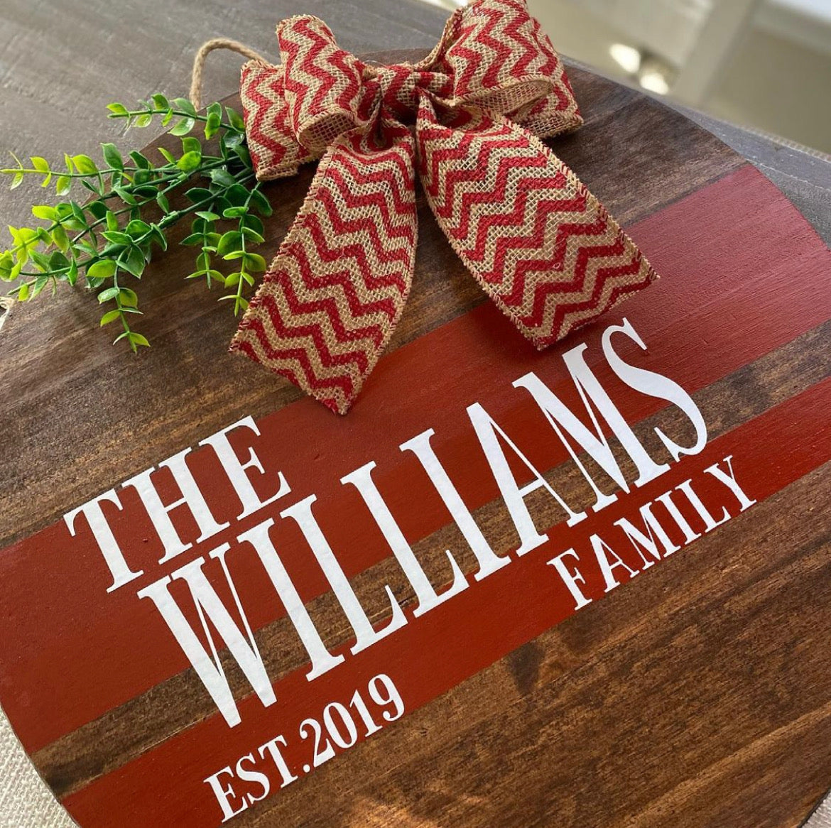 The Williams Door Hanger