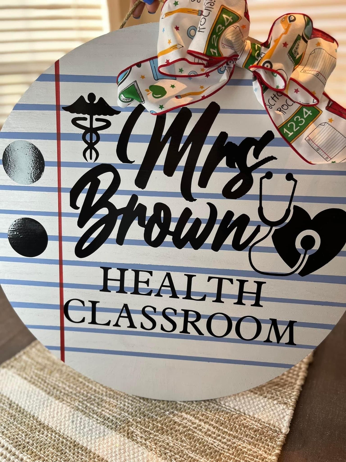 Health Classroom Doorhanger