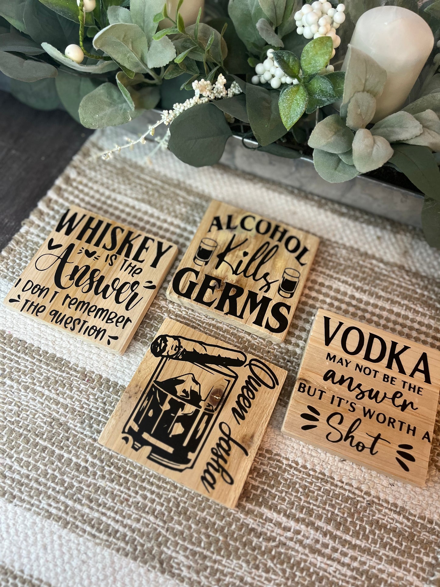 Liquor Coasters