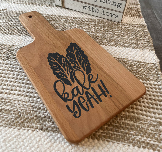 Kale Yeah! Cutting Board