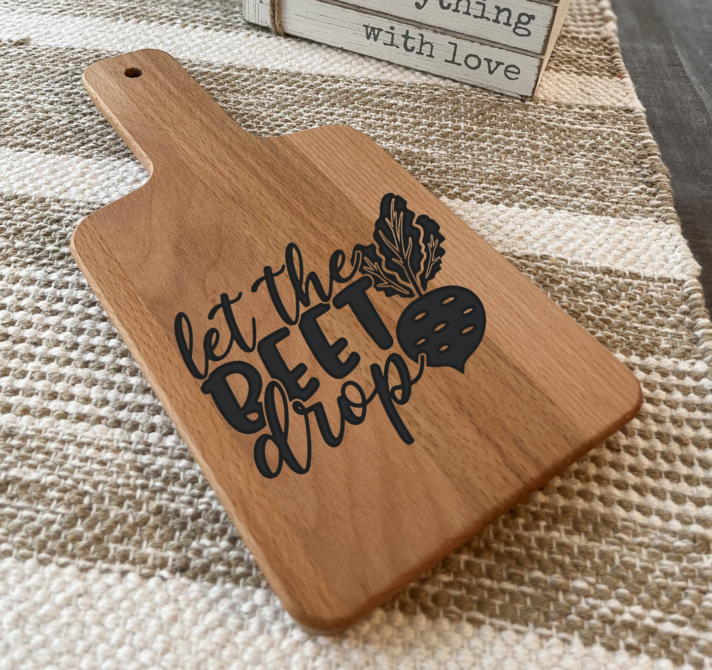 Beet Drop Cutting Board